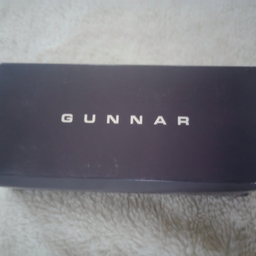 Gunnar Vertex Onyx Clear Reading Gaming Glasses Plus 2.5 Pwr Blocks Blue Light